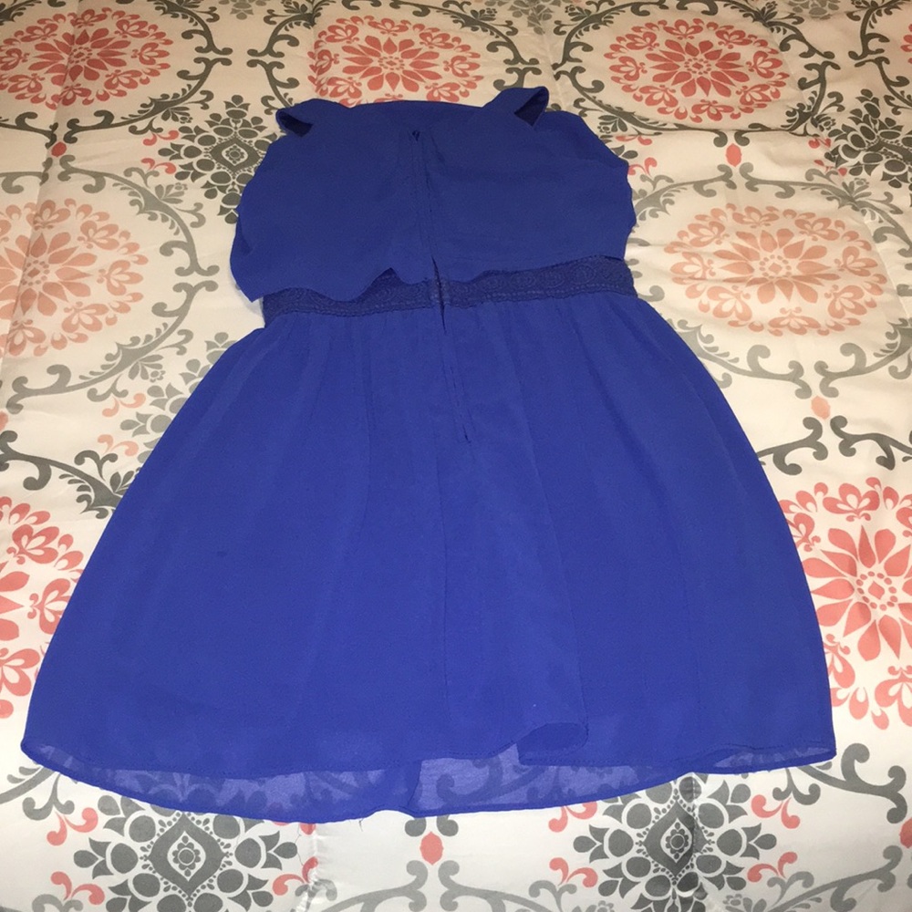 Amy's Closet Little Girl's dress royal  blue